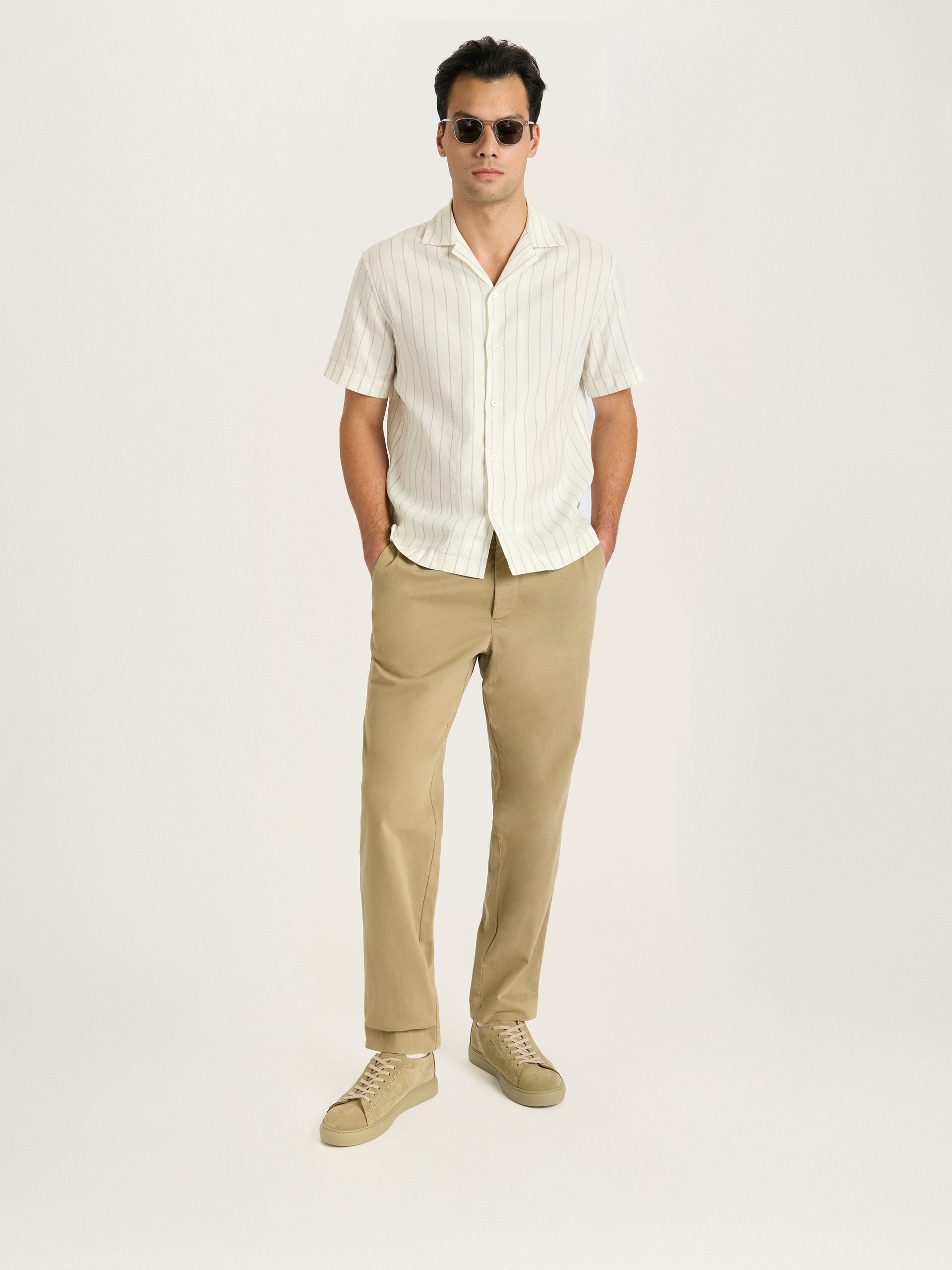 The Lido Stripe Cuban Collar Shirt