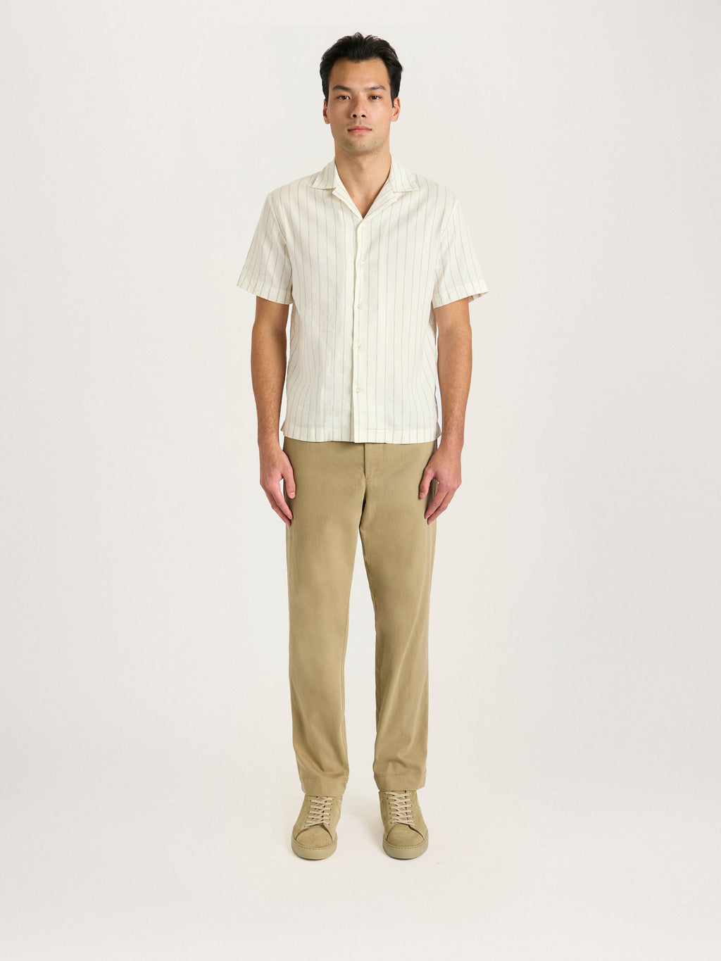 The Lido Stripe Cuban Collar Shirt
