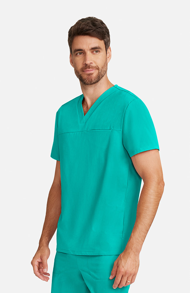 Men's Vapor 3-Pocket V-Neck Seamed Scrub Top