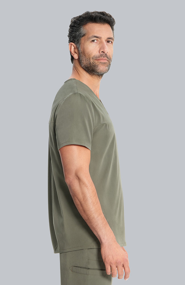 Men's Vapor 3-Pocket V-Neck Seamed Scrub Top