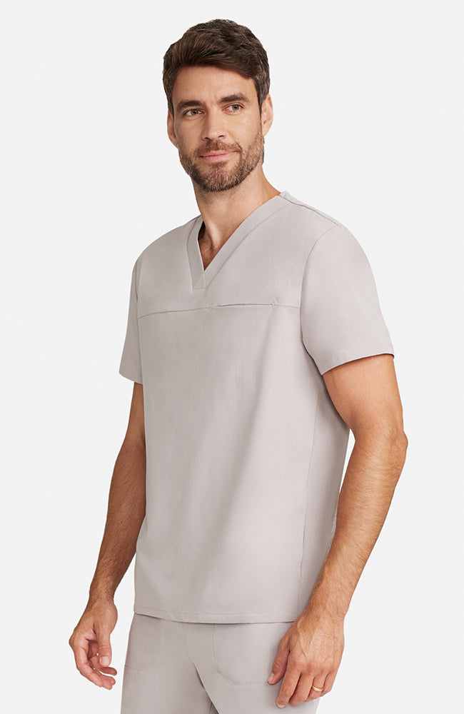 Men's Vapor 3-Pocket V-Neck Seamed Scrub Top