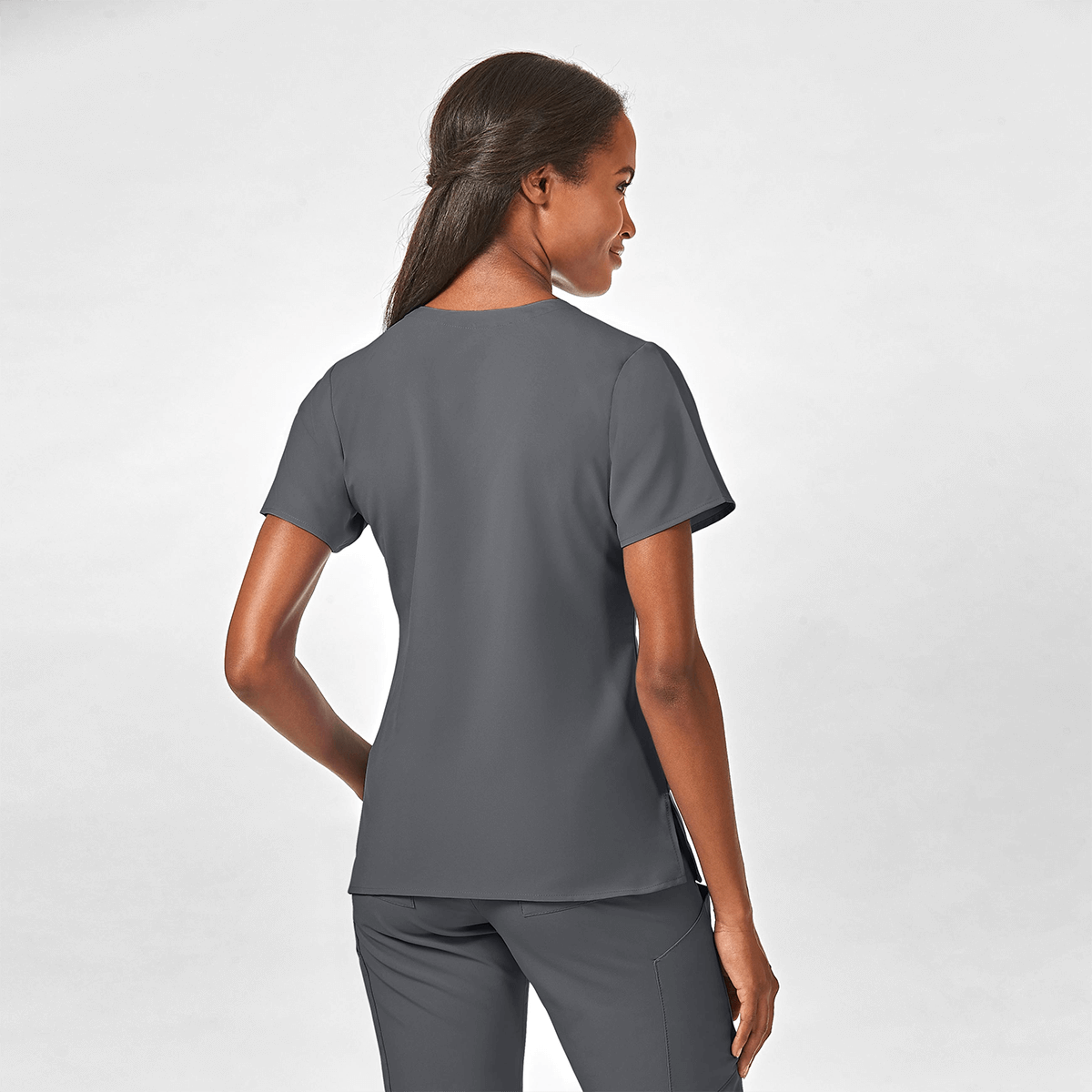 W123 Women’s Stylized V-Neck Top