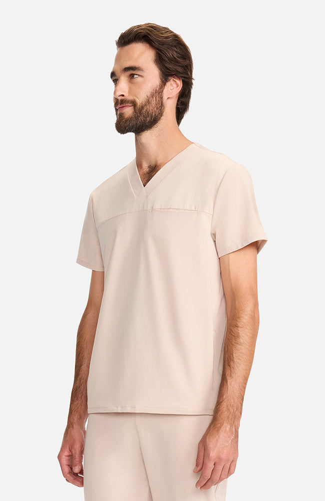 Men's Vapor 3-Pocket V-Neck Seamed Scrub Top