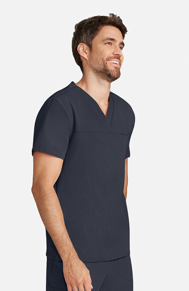 Men's Vapor 3-Pocket V-Neck Seamed Scrub Top
