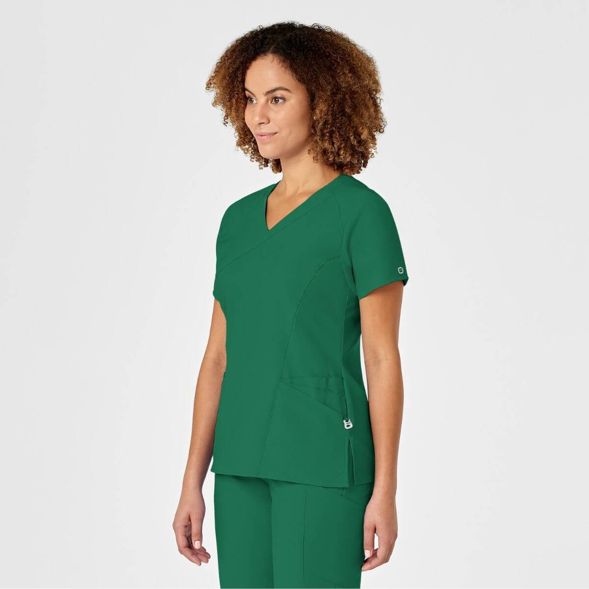 W123 Women’s Mock Wrap Top