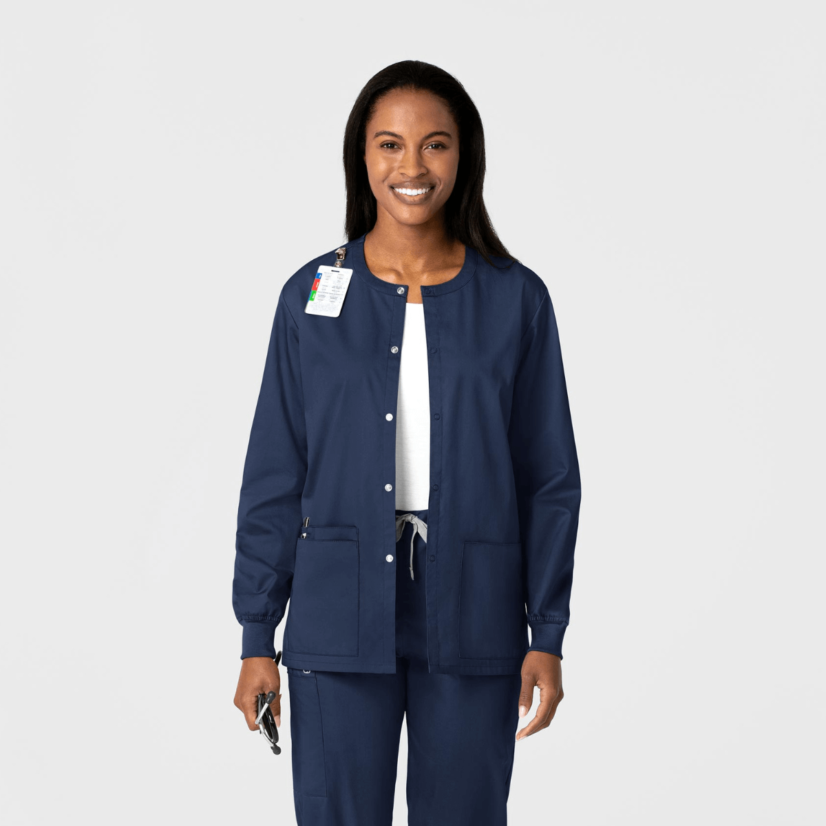 WonderWORK Unisex Snap Front Jacket Sale